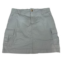 Lee Womens Mid Rise Cargo Skort Gray Size Medium - $19.32