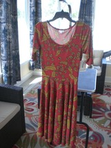 LuLaRoe NWT Red Floral Nicole Dress SMALL - £20.91 GBP