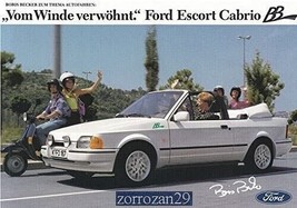 1990 FORD ESCORT XR3i CABRIO *BB* BORIS BECKER FACTORY COLORE CARTA DI... - £9.72 GBP