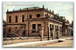 The Free Library Bridgetown Barbados WI UNP W L Johnson DB Postcard P20 - $7.87