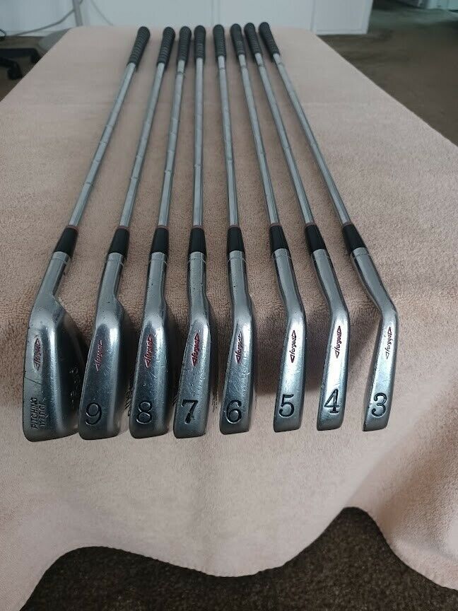 TZ GOLF - VINTAGE RARE First Flight The Standard 3-PW FORGED Iron Set RH Stiff - $185.72