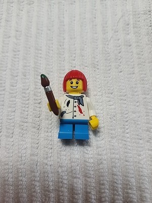 Lego Minifigure Child Artist From Custom Blister Pack - $4.95