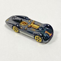 Hot Wheels First Editions Turbolence Car Black Diecast Toy Car 1/64 Scale - $3.95