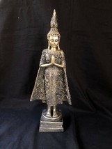 vintage figurine polystone asian temple guard - £74.42 GBP