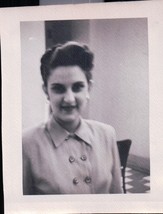 Woman With A Nice Hair Doo 1950s - $6.99