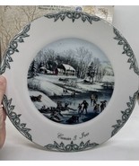 2003 Currier &amp; Ives Museum of the City of New York Collector Plate Winte... - $263.65 MXN