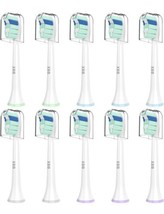 Replacement Toothbrush Heads for Philips Sonicare 10 Pack Sonic Replacement Head - $13.85