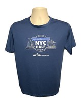 2015 NYRR New York Road Runners United Airlines NYC Half Mens Small Gray Jersey - £14.19 GBP