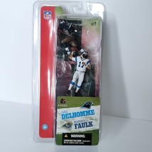 Jake Delhomme Marshall Faulk 3 Inch McFarlane&#39;s NFL Figure 2 Pack 010721MGL - £19.08 GBP