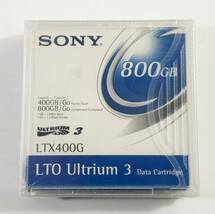 LOT OF 2 Sony: LTO Ultrium 3 -LTX400G -Data Cartridge 400GB/800GB BRAND NEW - $182.84 MXN