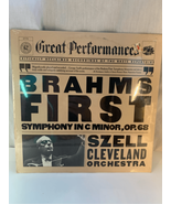 Classical Vinyl Record-BRAHMS First Symphony-Szell Cleveland Orchestra-1... - £13.23 GBP