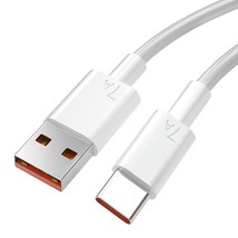 7A USB Type C Super-Fast Charge Cable for Huawei P40 P30 Mate 40 USB Fast Charin - $7.31