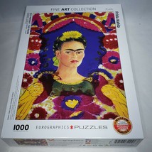 Frida Kahlo Self Portrait The Frame Art Eurographics Jigsaw Puzzle 1000 ... - $21.95