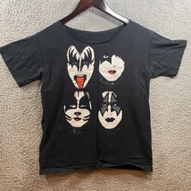 Kiss Alive 35 2009 I Was There S Women’s Tour Double Sided T Shirt Cut Neck - $16.20