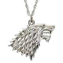 The Game of Thrones Stark Silver Wolf Necklace - $15.00