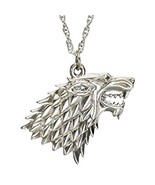 The Game of Thrones Stark Silver Wolf Necklace - €13,11 EUR