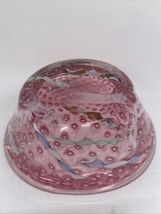 Vintage Pink Art Glass Murano Bowl, Dish, Ashtray Heavy - $142.21