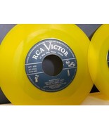 RCA Peter Pan Records single lot of 18 45 rpm Yellow &amp; Black vinyl kids ... - £37.19 GBP