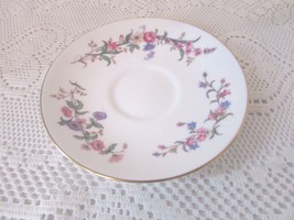 WEDGWOOD BONE CHINA SAUCER  DEVON SPRAYS ENGLAND #W4076 - $3.91