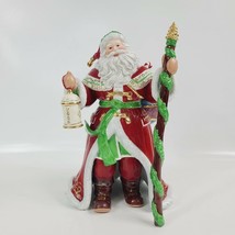 Millennium Santa Claus 10&quot; Porcelain Figurine Danbury Mint 2000 - £58.85 GBP