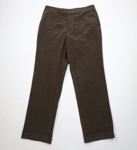 Vintage 90s Streetwear Mens 36x34 Faded Corduroy Wide Leg Chino Pants Brown - £51.22 GBP