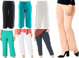 Women with Control Pants: Crop, Gaucho, Bell, Wicked &amp; Everyday Sizes XXS-12 NWT - £51.43 GBP+