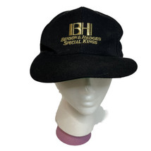 VINTAGE Benson Hedges Hat Cap Snap Back Black Cigarette Spell Out Mens 90s - $13.54