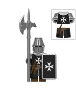 Crusader Knight Hospitaller Heavy Armor Minifigures Weapons and Accessories - £3.15 GBP