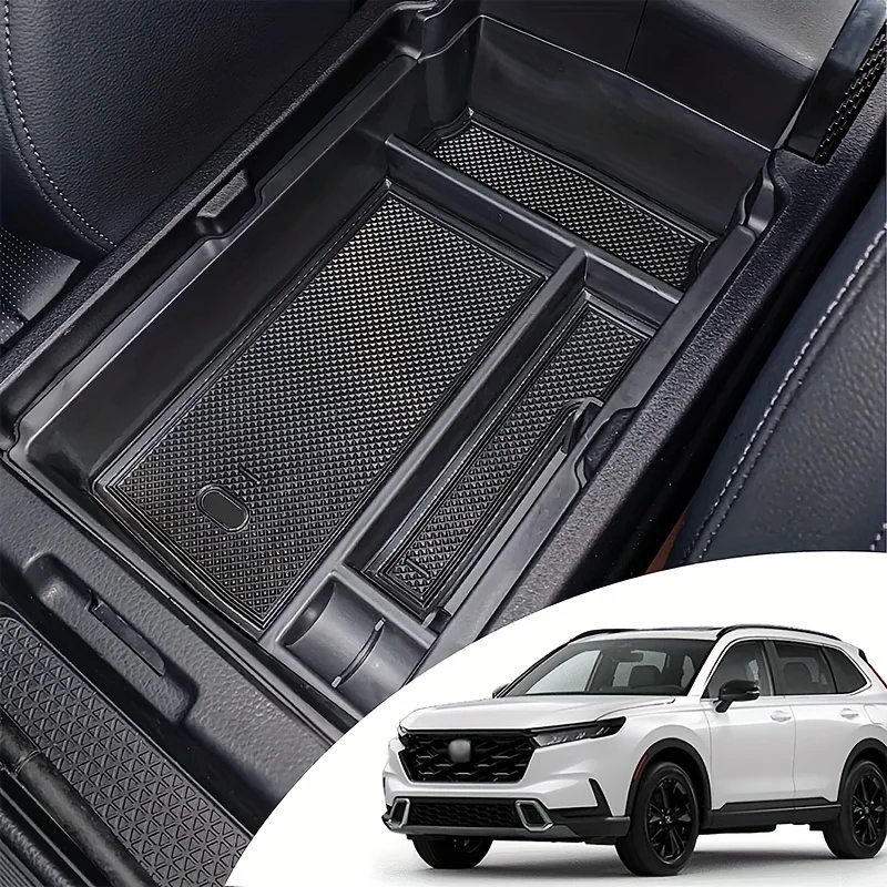 For Cr-v 2023 2024 Center Storage Box Console Organizer Armrest ABS Plastic - £18.69 GBP