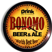 BONOMO BEER and ALE BREWERY CERVEZA WALL CLOCK - £23.59 GBP
