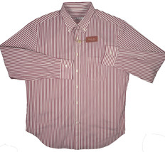 NEW Loro Piana Fine Dress Shirt!  18.5 37/38  e 46   White &amp; Red-Purple Stripe - £176.80 GBP