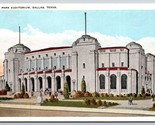 Fair Park Auditorium Dallas Texas TX UNP Unused WB Postcard A13 - $6.88