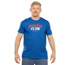 New Fuji Sports BJJ Jiu-Jitsu Flow T-Shirt T Tee Shirt - Royal Blue - £19.65 GBP