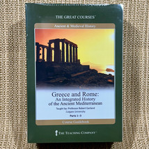 Greece and Rome Integrated History of Ancient Mediterranean 6 DVDs &amp; Guidebook - £19.35 GBP