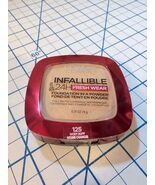 L'Oreal Paris Infallible Up to 24H Fresh Wear Foundation Powder 125 Ivor... - $12.59