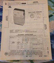 Sams Photofact Manual & Schematic Radio Transistor Repair Lafayette FS-91 - $8.59