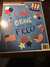 Window Clings 4th Of July Land Of The Free Home Of The Brave - $7.47