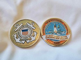 Coast Guard Sector Northern New England Maine 1.75&quot; Challenge Coin - £28.92 GBP