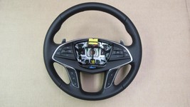 OEM 16-17 Cadillac CT6 Black Leather Steering Wheel w/ Shift Paddles 84016898 - £91.77 GBP