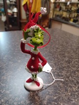 Dr. Seuss Department 56 Ornament Grinch Flocked - £23.25 GBP