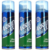 3-NEW ARRID XX Ultra Clear Anti-Perspirant Deodorant Spray Ultra Fresh 6 Ounces - £22.02 GBP