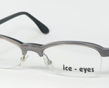 Vintage Ice-Eyes 31 72 Lavender-Grey/Schwarz Brille Brillengestell 47-14... - $81.55