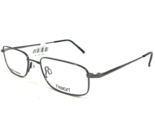 Marchon Eyeglasses Frames FLEXON 628 GUNMETAL Gray Rectangular 51-18-140 - $73.85