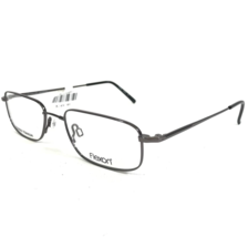 Marchon Eyeglasses Frames FLEXON 628 GUNMETAL Gray Rectangular 51-18-140 - £58.16 GBP