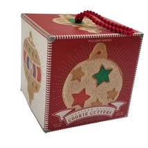 Williams Sonoma Cookie Cutter Set Holiday Stained Glass Christmas Ornament Stamp - £11.91 GBP