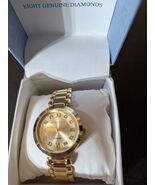 Kristie Taylor eight diamond gold tone watch - €39,62 EUR