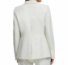 DKNY Womens Button Seam Front Blazer, 10, Cloud - $115.00