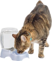 Petmate Pet Cafe Waterer Cat and Dog Water Dispenser, pearl - £14.28 GBP