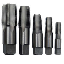 DRILL AMERICA Carbon Steel NPT Pipe Tap Set In Carry Pouch 1/8" - 3/4" (... - $82.08