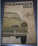 VOLKSWAGEN 1200 INSTRUCTION / OWNER&#39;S MANUAL - Aug.1963 - Germany - Gd. ... - £62.75 GBP